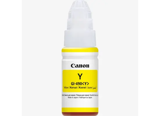 0666C001_Canon-GI-490-Yellow-Ink-Bottle-550x400-1.webp Canon GI-490 Yellow Ink Bottle