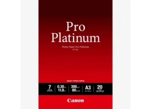 Canon PT-101 Pro Platinum Photo Paper A3 - 20 Sheets
