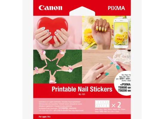3203C002_Printable-nail-stickers_01-550x400-1.webp Canon Printable Nail Stickers NL-101, 24 stickers