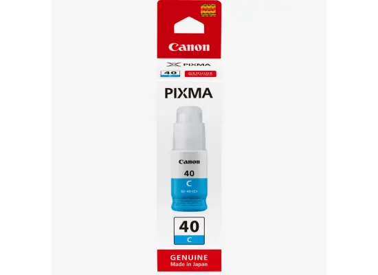 3400C001_INK-GI-40-C_01-550x400-1.webp Canon GI-40 C, High Yield, Ink Bottle, Cyan