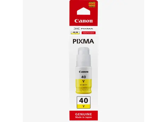 3402C001_INK-GI-40-Y_01-550x400-1.webp Canon GI-40 Y, High Yield, Ink Bottle, Yellow