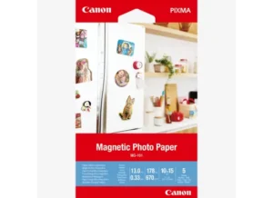 3634C002_Magnetic-Photo-Paper-01-550x400-1.webp Canon MG-101 Magnetic Photo Paper, 4x6", 5 sheets