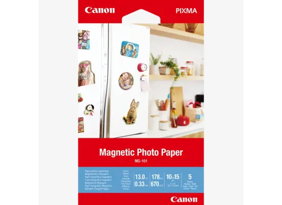 3634C002_Magnetic-Photo-Paper-01-550x400-1.webp Canon MG-101 Magnetic Photo Paper, 4x6", 5 sheets