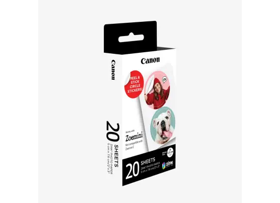 4967C003_ZINK-Pre-Cut-Circle-Paper_01-550x400-1.webp Canon ZINK™ 1.3” Pre-Cut Circle Sticker Pack, 20 sheets