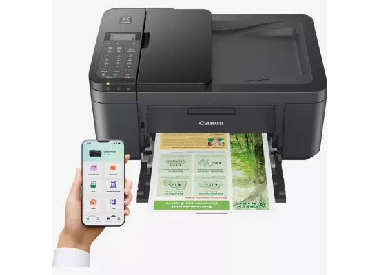 5072C042_PIXMA-TR4645_03-550x400-1.webp Canon PIXMA TR4645 Wireless Color All-in-One Inkjet Photo Printer, Black