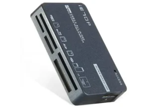 670e81b290cf3553b9af12cf89c3acb1-550x400-1.webp iETOP C3-08 6-in-1 USB 3.2 Memory Card Reader CF SD TF MS M2 XD Slot for PC Laptop CR118BK