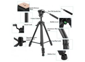 KINGJOY VT-1500 Video Tripod with Fluid Head
