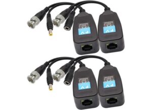 BALUN-RJ-550x400-1.jpg Video Balun RJ45 to BNC Transceiver Transmitter HD-CVI/TVI/AHD/CVBS