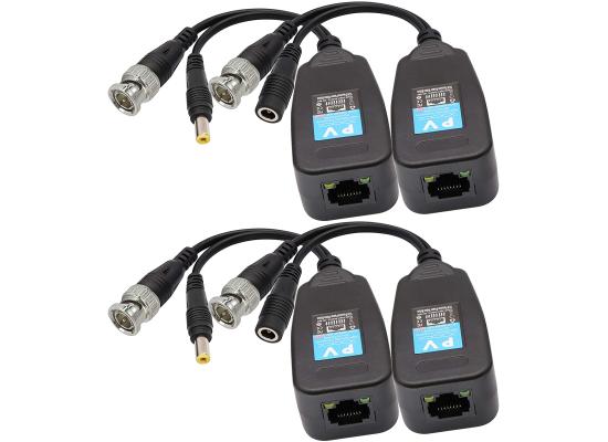 BALUN-RJ-550x400-1.jpg Video Balun RJ45 to BNC Transceiver Transmitter HD-CVI/TVI/AHD/CVBS