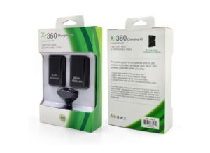 Xbox 360 play and Charge Kit- two battery