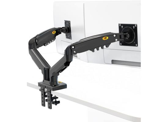 BRACKET-F160-550x400-1.jpg NB North Bayou F160 17"- 27" Adjustable Dual Monitor Mount Gas Spring Desk Arm 2-9kg