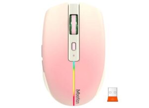 BTM002-Pink-550x400-1.jpg Meetion BTM002 2.4G Wireless & Bluetooth Dual Mode Mouse -Pink