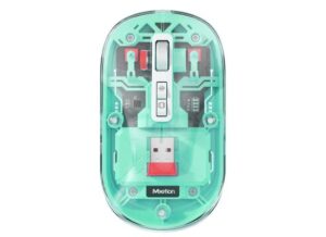 BTM005-green-3-550x400-1.jpg Meetion BTM005 Dual Mode 2.4G Bluetooth & Wireless Mouse -Green