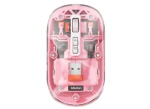 BTM005-pink-3-550x400-1.jpg Meetion BTM005 Dual Mode 2.4G Bluetooth & Wireless Mouse -Pink