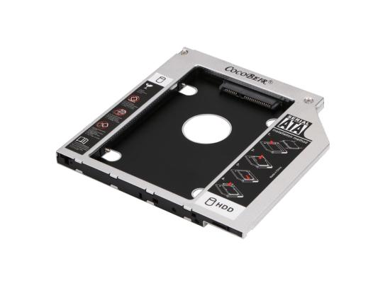 Aluminum Plastic Universal 2nd HDD Caddy 9.5mm SATA 3.0 2.5" SSD HDD Case