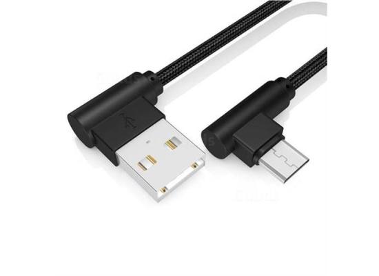 Charger Cable For Micro 20 cm L-shape