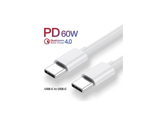 Type-C to Type-C Charger Cable 60W - 1m