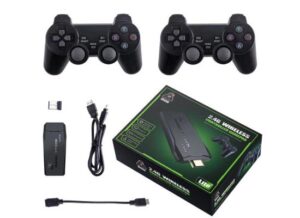 M8 Video Game Console 2.4G Double Wireless Controller Gamepad