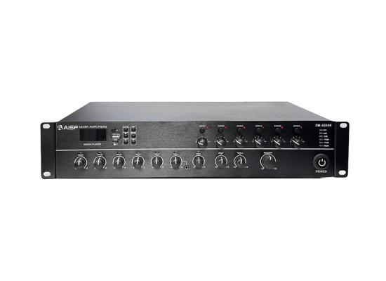 AISP DM-6250R 6 Zones Mixer Amplifier with Paging Station 250W
