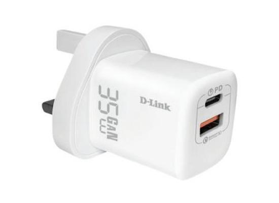 DPC-352-6-550x400-1.jpeg D-Link DPC-352/B 35W Dual USB Wall Charger MK Plug