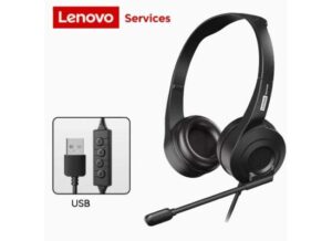 Lenovo E01 Binaural Voice In-line Headset USB
