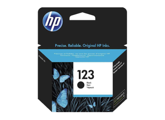HP 123 Black Original Inkjet Advantage Cartridge For Deskjet 2130,2630,3630
