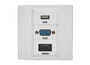 VGA HDMI USB Multimedia Faceplate Wall Plate
