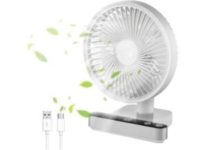 Portable 4 Wind Speed Rechargeable USB Desktop Fan 4W