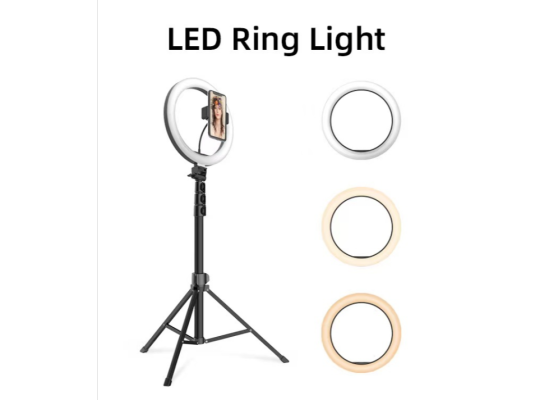 FM-536A-1-550x400-1.png Jmary FM-536A 10 Inch Selfie Ring Light Tripod Kit