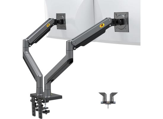 G35-550x400-1.jpg NB North Bayou G35 22"-32" Dual Monitor Stand Gas-Spring Heavy Duty Desk Mount Bracket