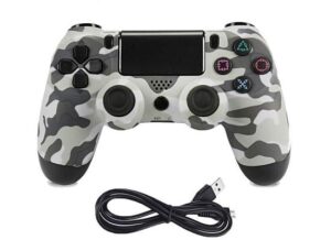 GAMEPAD-PS4-GRAY-550x400-1.jpg Wireless Controller for PS4 Double Shock (Army-Red-Green-Blue)