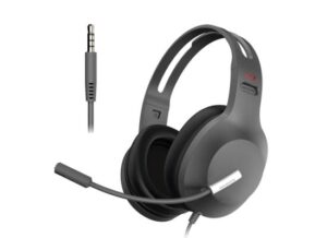 Gaming Headset GM2004 with Microphone for PS4, PC & Mobile Phone 1 pin -Black