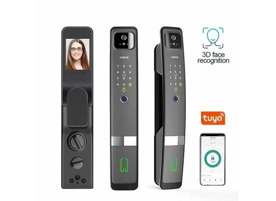 GY-H20P-3D-550x400-1.jpg GY-H20P-3D 3D facial Recognition Tuya Intelligent Multifuncional Wireless Smart Door Lock