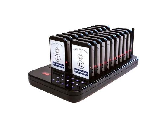 GY-QC200-550x400-1.png 20 Pager Wireless Vibration Calling System for Restaurant & Café 300m