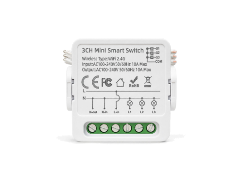 3CH Tuya Wifi Mini Smart Relay Switch