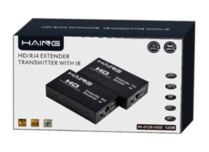 HI-0120-HDE-120-550x400-1.jpg HAING HI-0120-HDE-120 HDMI/RJ45 Extender 1080p with IR 120M