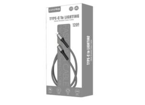 HI-041CL-1.2m-550x400-1.jpg HAING HI041CL Type-C to Lighting 20W Metal Braided Data Cable 1.2M