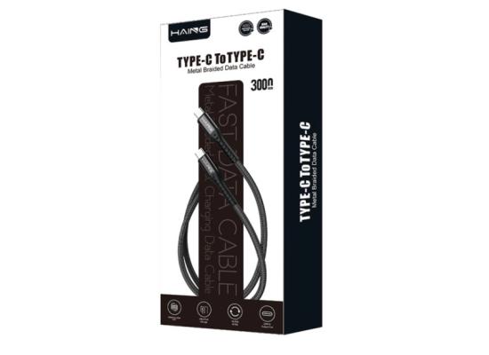 HI-041CL-3m-1-550x400-1.jpg HAING HI041CL Type-C to Lighting 20W Metal Braided Data Cable 3M