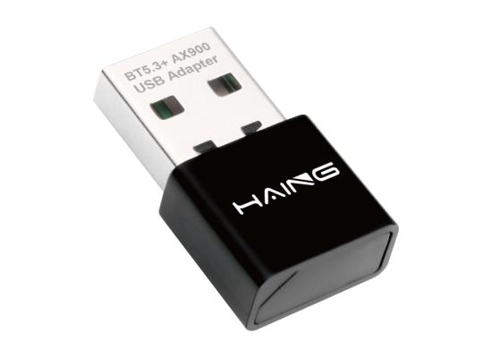 HAING HI-0900-WUB Wirelee Usb Adapter With Bluetooth BT5.3+AX900 USB Adapter