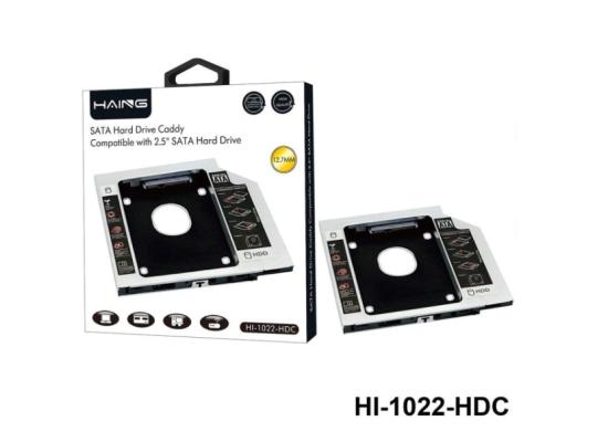 HI-1022-HDC-550x400-1.jpg HAING HI-1022-HDC SATA Hard Drive Caddy Compatible with 2.5" SATA Hard Drive 12.7MM