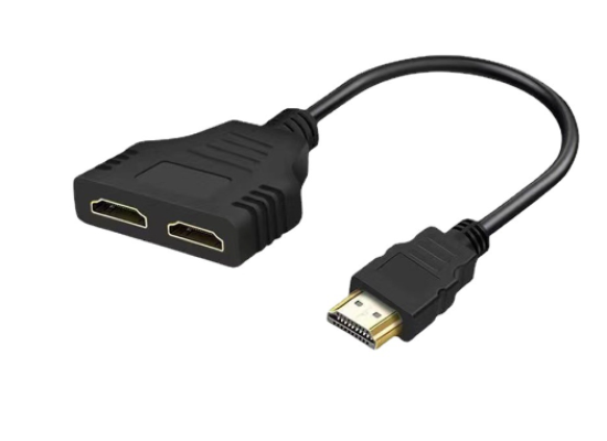 HAING HI-1048-HDC HDMI Male to Two HDMI Female Cable 30cm