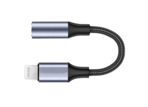 HAING HI-1064-LFC Lightning Male to 3.5mm Female Headphone Jack Adapter