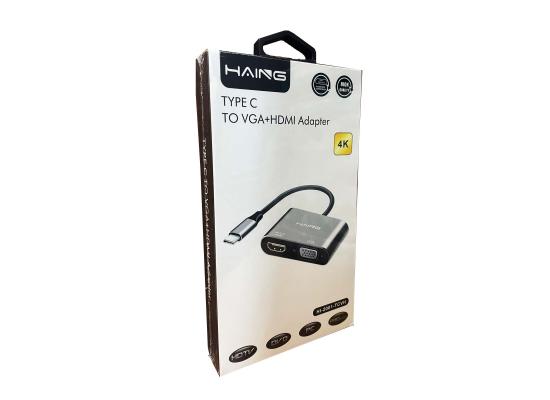 HI-2001-550x400-1.jpg HAING Type-C to VGA+HDMI Adapter
