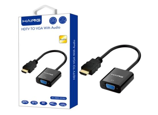 HI-2003-HVAU-1-550x400-1.jpg HAING HI-2003-HVAU High Quality HDMI to VGA with Audio Adapter