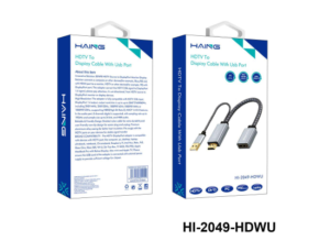 HAING HI-2049-HDWU HDMI to Display Cable with USB Port 4K 60Hz