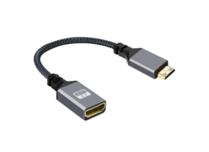 HAING HI-2069-MHFC Mini HDMI Male to HDMI Female Adapter 15cm