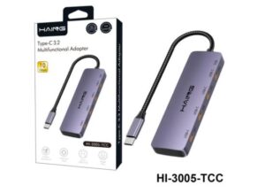 HI-3005-TCC-550x400-1.jpg HAING HI-3005-TCC 4-IN-1 Type-C 3.2 Multifunctional Adapter Hub