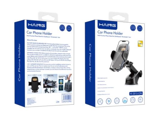 HI-3015-CPH-550x400-1.jpg HAING HI-3015-CPH 4 in 1 Car Phone Holder Multi-Function Phone Stand for Dashboard/Windshield/Vent