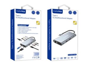 HI-3023-TMA-550x400-1.jpg HAING HI-3023-TMA 11 in 1 Type-c To Multifunctional Adapter