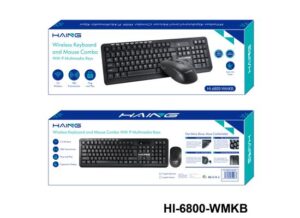 HAING HI-6800-WMKB 2.4G Wireless Keyboard & Mouse Combo